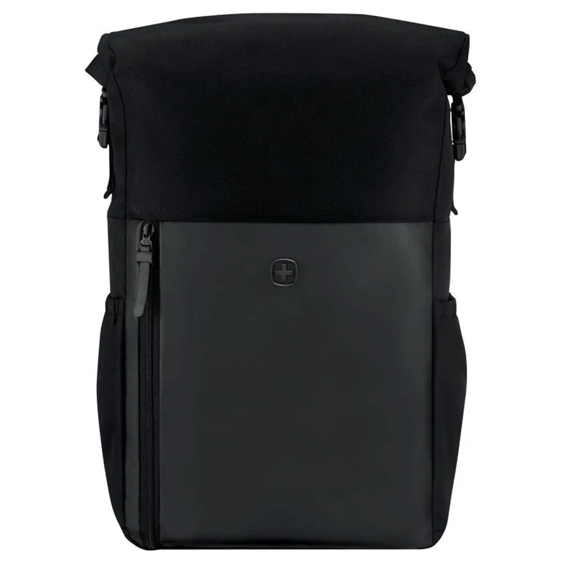 Wenger UrbanOne Roll-Top 15.6’’ Laptop Backpack - Black