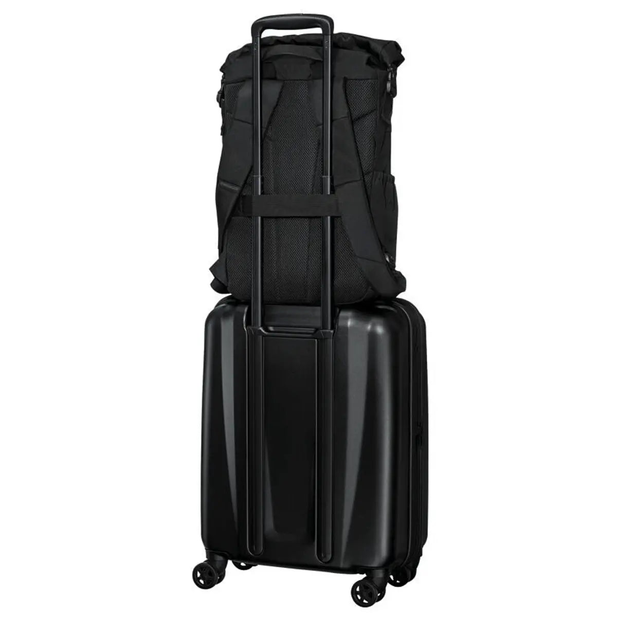 Wenger UrbanOne Roll-Top 15.6’’ Laptop Backpack - Black