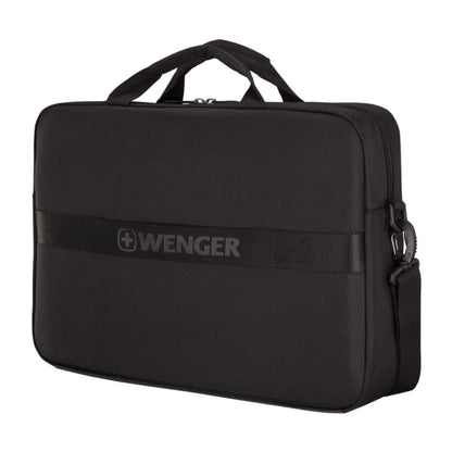 Pass-Thru trolley strap slides over wheeled luggage handles for easy travel with multiple bags