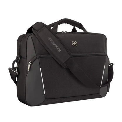 Wenger XE Compact 16" Laptop Briefcase with Tablet Pocket - Black