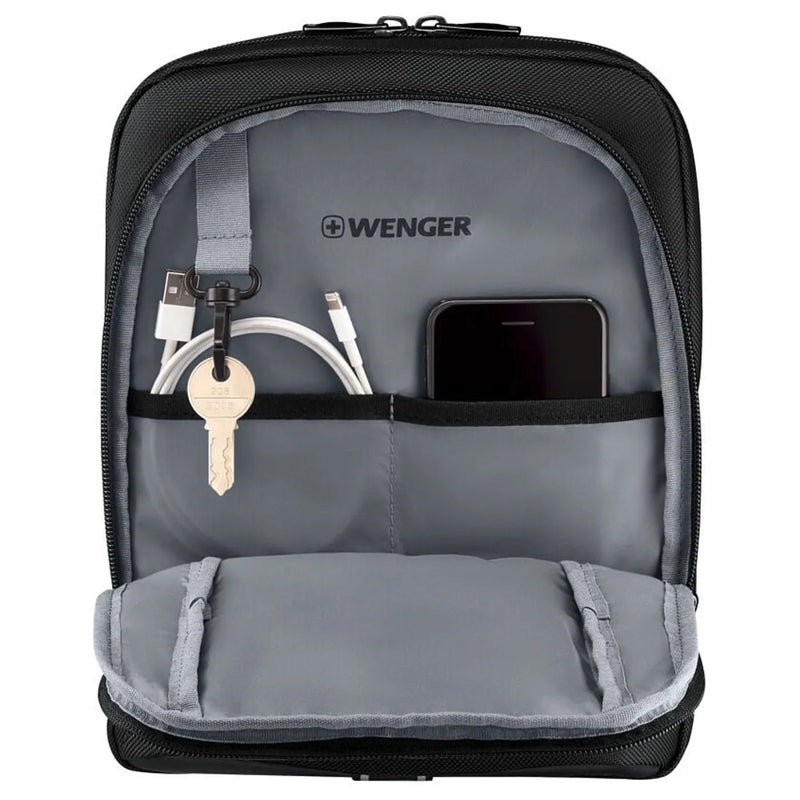 Wenger XE Crossbody Bag with 11’’ Tablet Pocket - Black