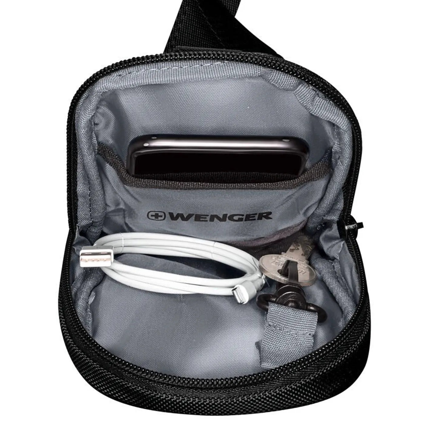 Wenger XE Crossbody Monosling Bag with RFID - Black