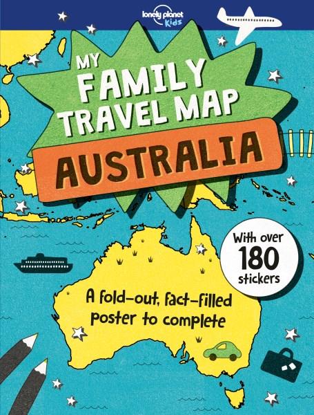 Lonely Planet My Family Travel Map Australia