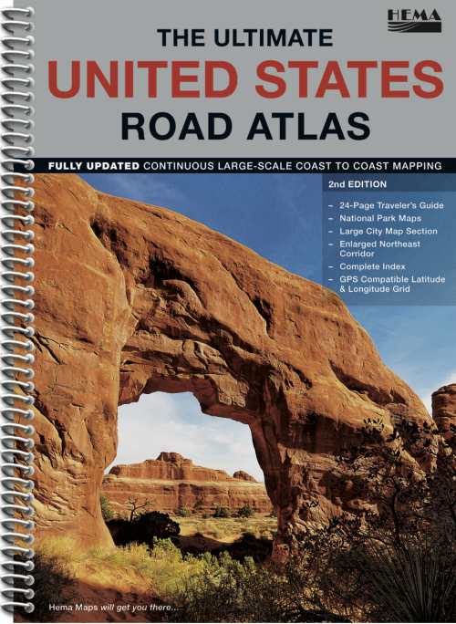 The Ultimate United States USA Road Atlas By Hema Maps 9781934006894   9781934006894 