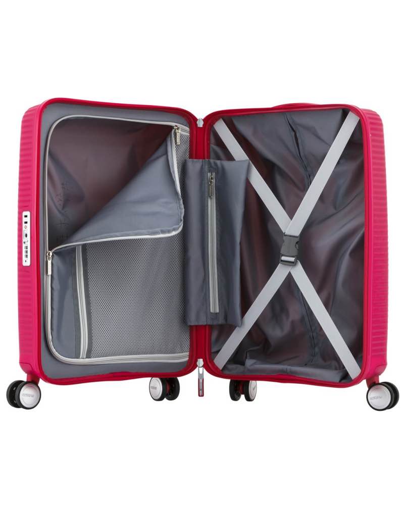 American Tourister : Curio - 55cm 4 Wheeled Expandable Spinner by ...