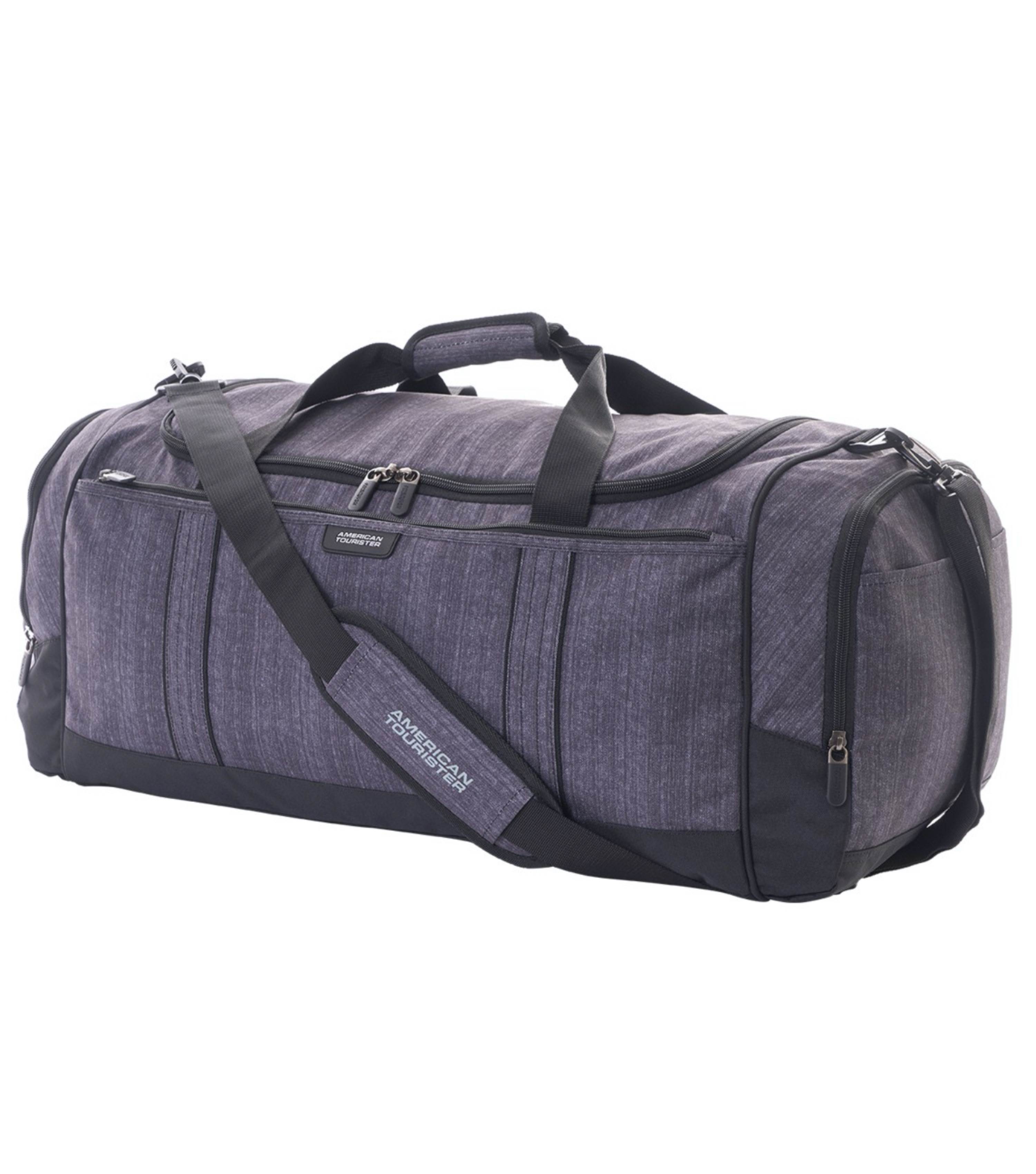 American tourister duffle bag with hot sale trolley wd1