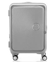 American Tourister Curio Book Opening 68 cm Spinner Suitcase - Cool Grey