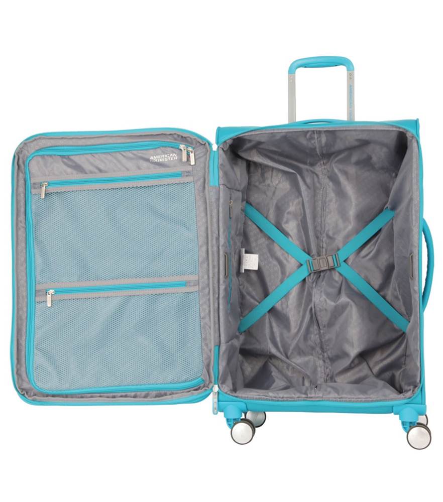 American Tourister Curio Softside - 81 cm 4 Wheeled Expandable Spinner ...