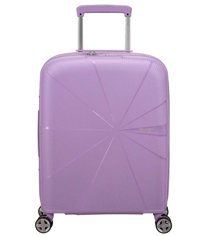 American Tourister Starvibe 55 cm Expandable Carry-On Spinner Suitcase - Digital Lavender