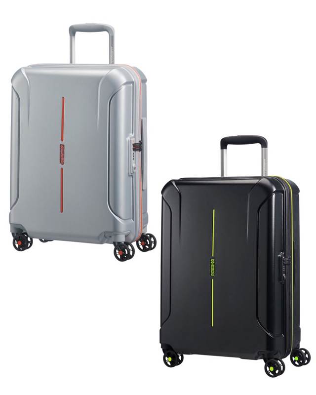 American Tourister : Technum - 55cm Expandable Carry-On Spinner Case