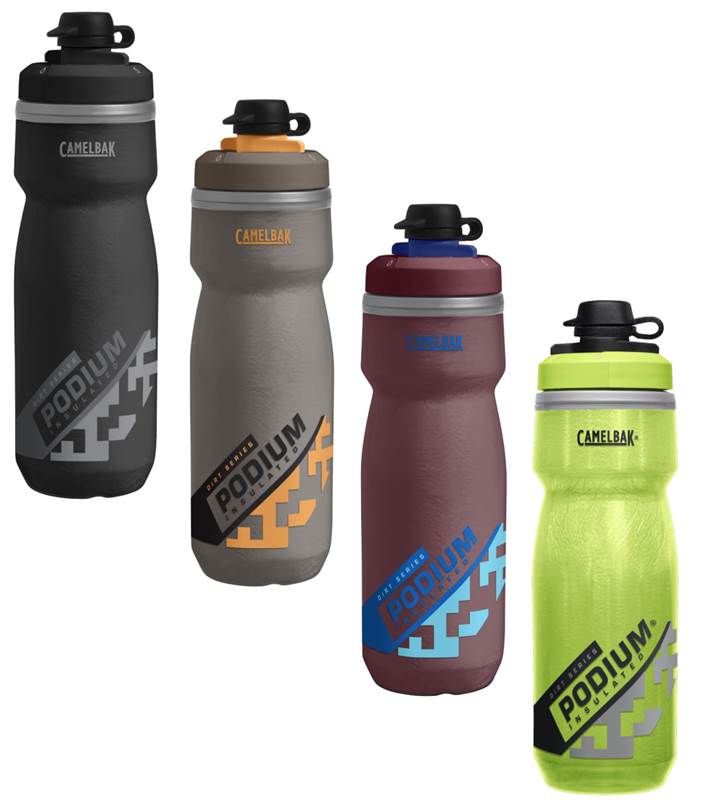 Camelbak Podium Chill Dirt Series Insulated Water Bottle (Black