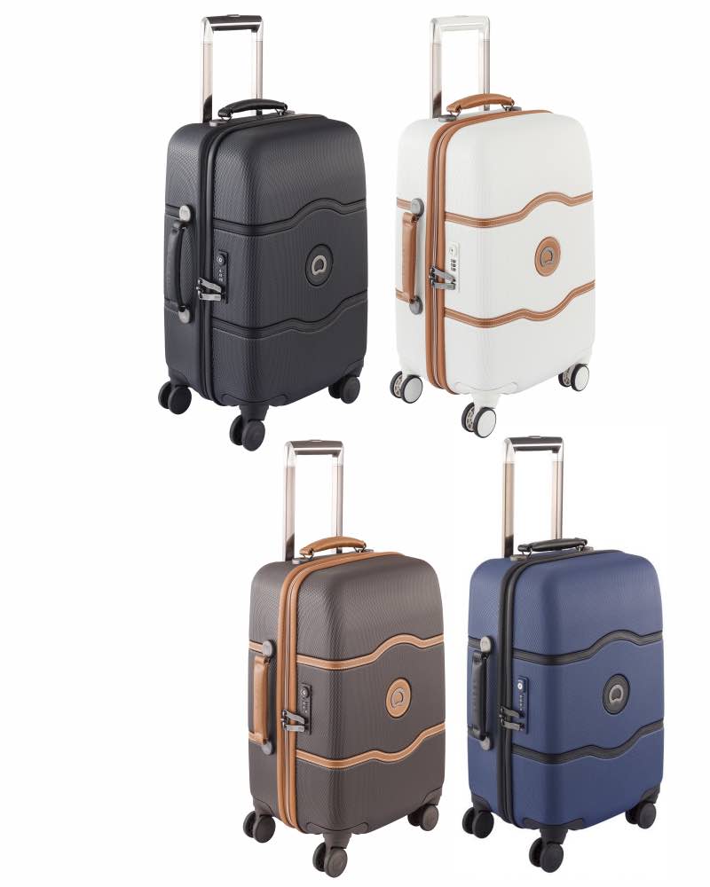 Delsey Chatelet Hard + Cabin Luggage : 55 cm 4-Wheel by Delsey Travel Gear (Chatelet-Hard-Plus-55cm)