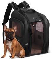 Delsey Raspail Pet Carrier Backpack - Black