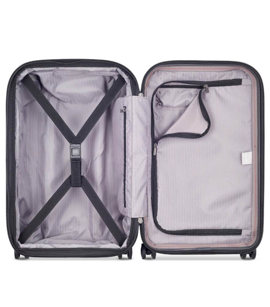 Delsey Securitime Zip 55 cm 4 Wheel Expandable Cabin Trolley Case by ...