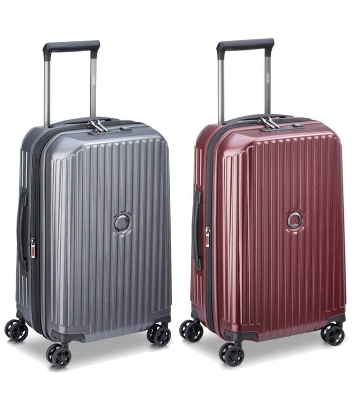 Delsey Securitime Zip 55 cm 4 Wheel Expandable Cabin Trolley Case