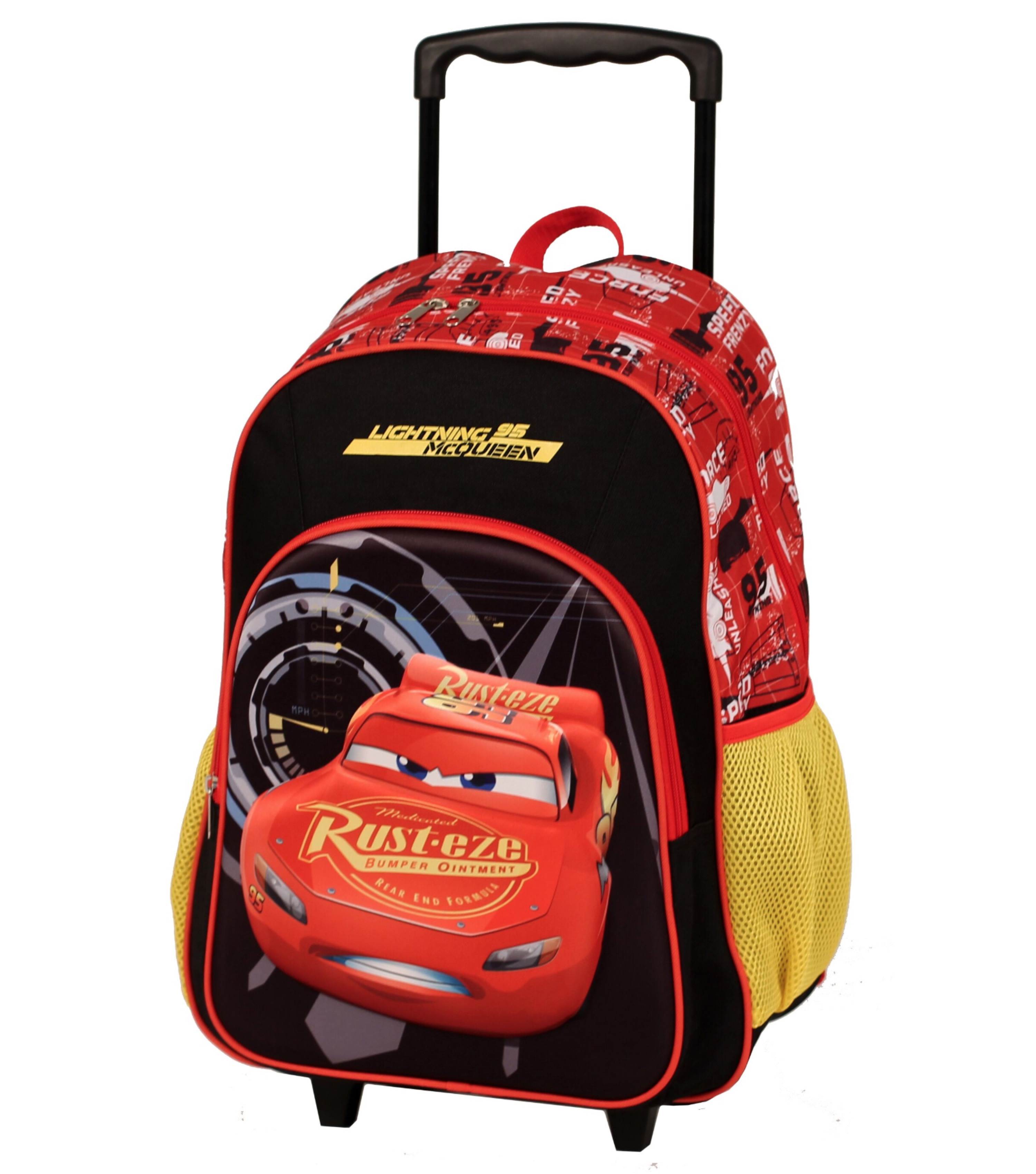 lightning mcqueen rolling backpack