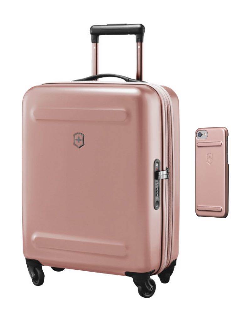 rose gold suitcase australia