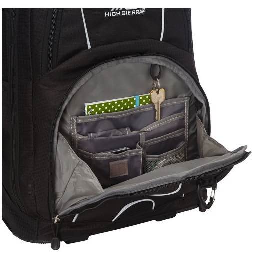 High Sierra Freewheel - Wheeled Backpack - Black by High Sierra Travel ...
