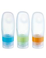 Go Travel Squeeze It Trio - Travel Bottles - Blue, Green and Orange - GT662