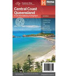 Hema Map Central Coast Queensland - 1st Edition