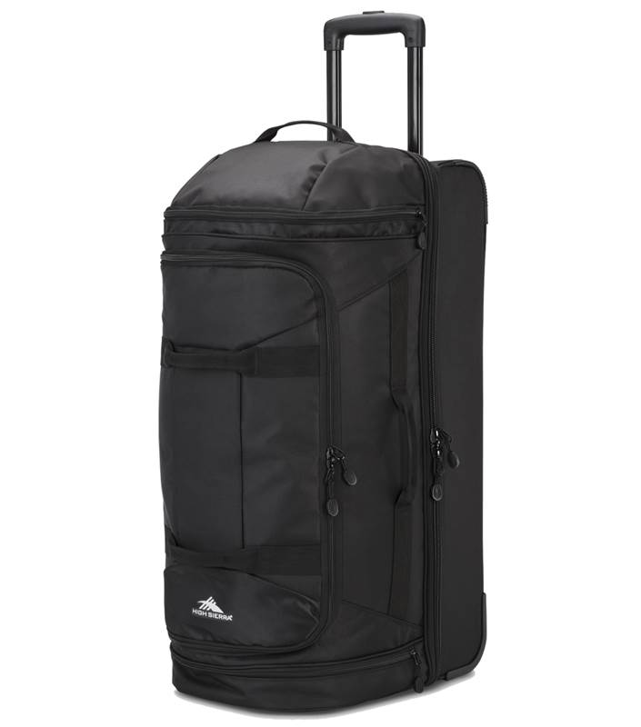 High Sierra Boxed 71 cm Medium Wheeled Duffle - Black