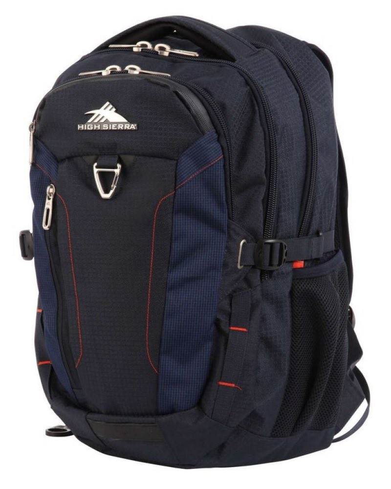 High Sierra Tephra - Laptop Backpack - Midnight Blue / Red by High ...
