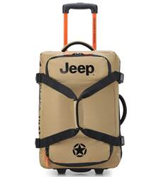 Jeep 55 cm 2-Wheel Rolling Duffle Bag - Warm Sand (JS005A)