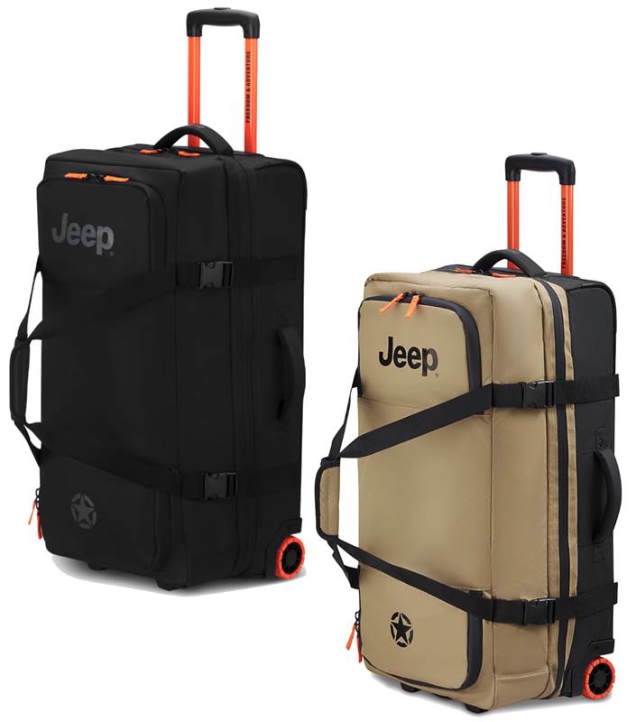 Jeep 73 cm 2-Wheel Rolling Duffle Bag (JS005A)