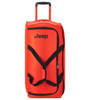 Jeep 73 cm 2-Wheel Rolling Duffle Bag - Orange (JS009D)