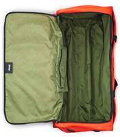 Expedition-ready top zipper portal offering expansive visibility and hassle-free packing