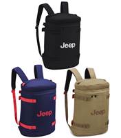 Jeep Cylindrical 17" Laptop Backpack with RFID (JS013C)