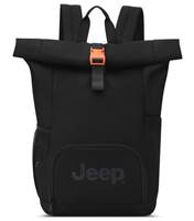 Jeep Rolltop 17" Laptop Backpack - Black (JS016D)