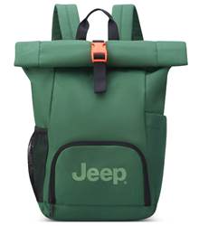 Jeep Rolltop 17" Laptop Backpack - Green (JS016D)