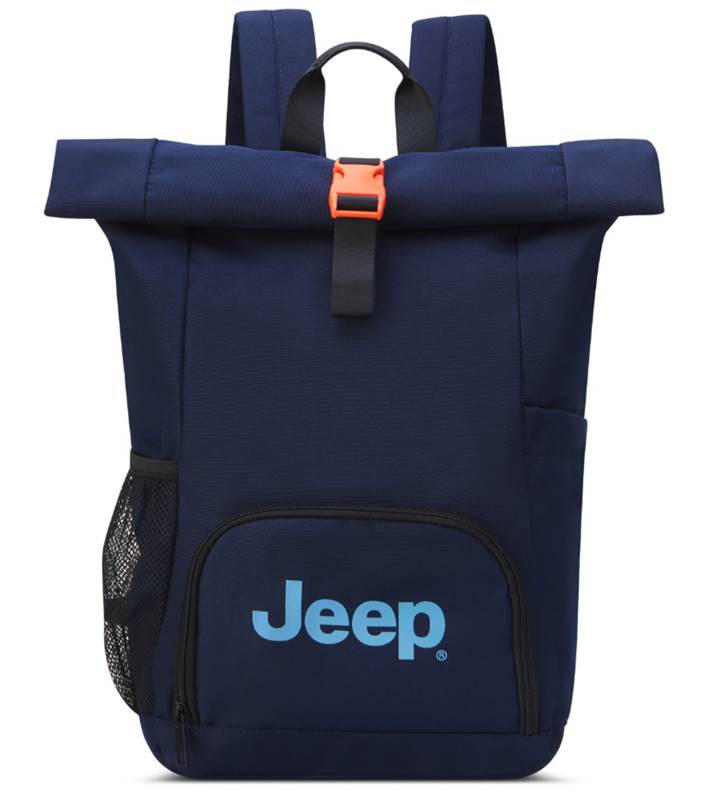 Jeep Rolltop 17" Laptop Backpack - Navy (JS016D)