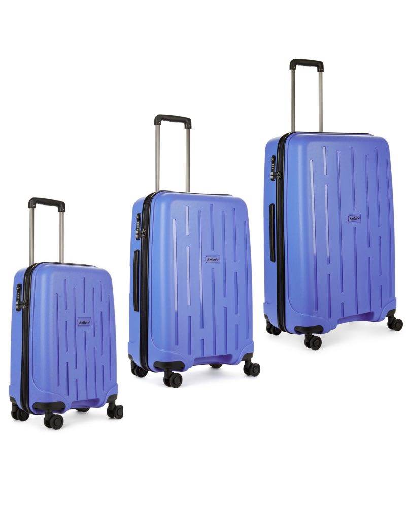 antler luggage purple