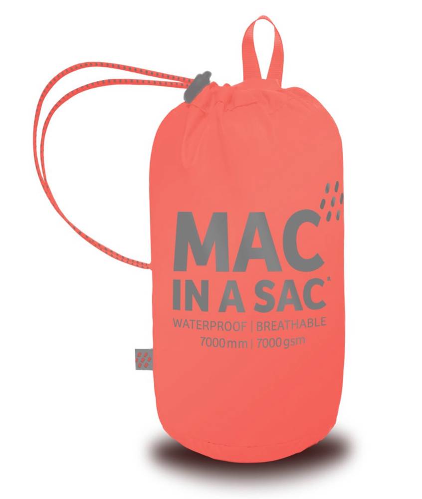 Mac in a Sac 2 Waterproof Packaway Jacket - Coral by Mac in a Sac