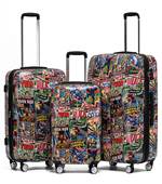 Marvel Comic Retro 4-Wheel Spinner Case - Set of 3 (Small, Medium and Large)