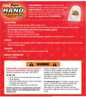 MediPure Hand Warmers Bulk Pack - Contents 24 x Twin Packs - 31987