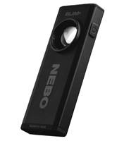 Nebo Slim+ Rechargeable Pocket Light With Power Bank and Laser Pointer - Black