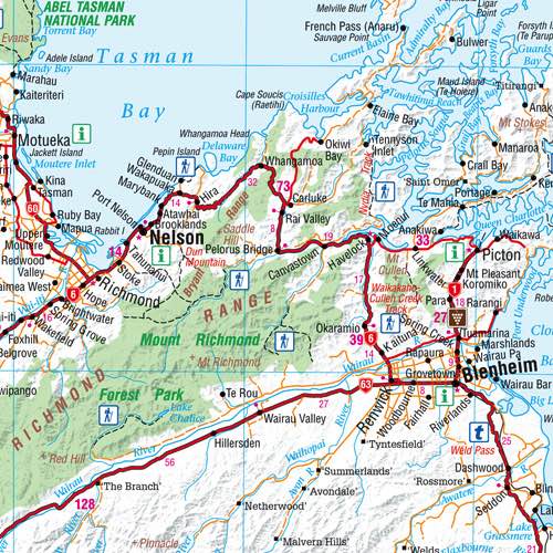 Hema Maps New Zealand Touring Atlas Spiral Bound Edition 5 by Hema Maps ...