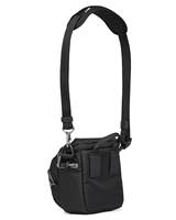 Adjustable shoulder strap with movable pad