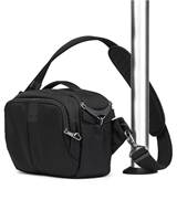 Fast action detachable buckle, allows you to secure your bag to a fixed object 