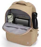 Fits a 13" MacBook Pro and most 13" laptops in a secure separate compartment at the back