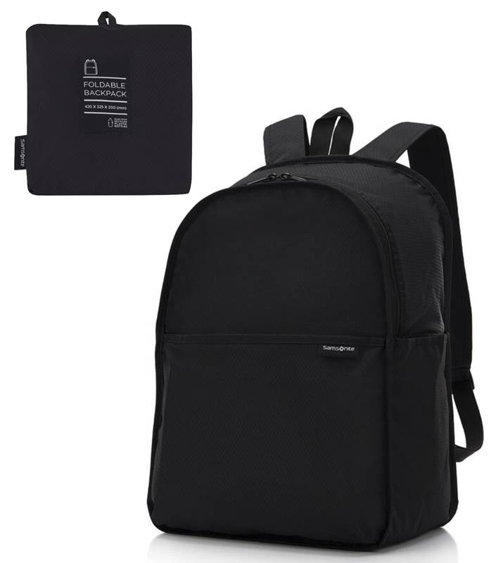 Samsonite Antimicrobial Foldable Backpack - Black