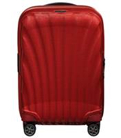 Samsonite C-Lite 55 cm Expandable 4-Wheel Cabin Spinner Suitcase - Chili Red