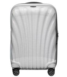 Samsonite C-Lite 55 cm Expandable 4-Wheel Cabin Spinner Suitcase - Off White