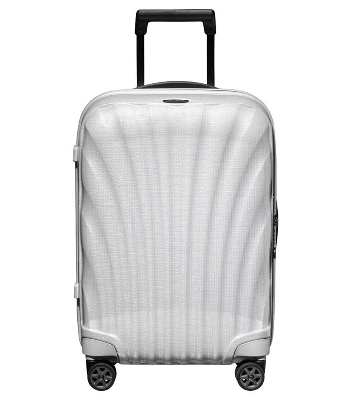 Samsonite C-Lite 55cm 4 Wheel Cabin Spinner Luggage - Off White