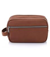 Samsonite Classic Leather Toiletry Kit - Cognac