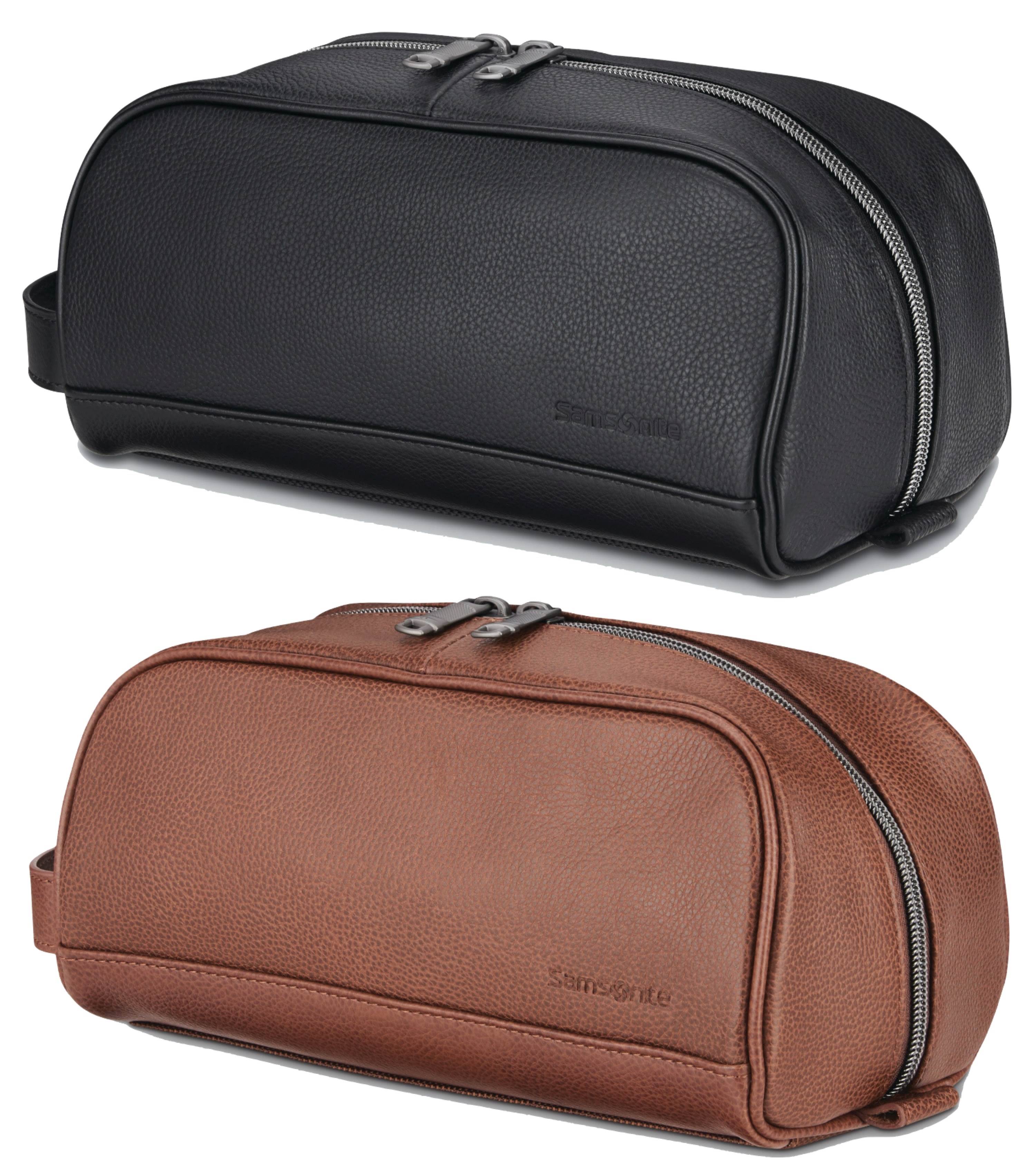 Samsonite Classic Leather Travel Toiletry Bag by Samsonite