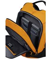 Main zippered compartment with built-in padded sleeves for laptops screen up to 17.3" and tablets up to 11"